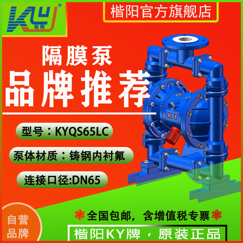 KYQS65LC襯四氟氣動(dòng)隔膜泵3