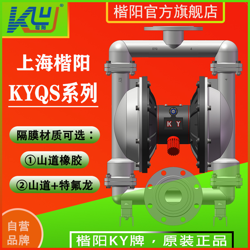 KYQS100L4不銹鋼304氣動(dòng)隔膜泵4