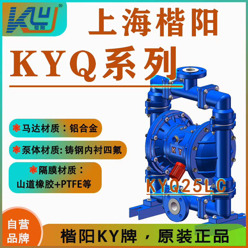 KYQ25LC鋼襯氟氣動隔膜泵2