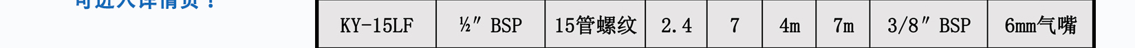 KY-15氟塑料氣動隔膜泵耗氣量